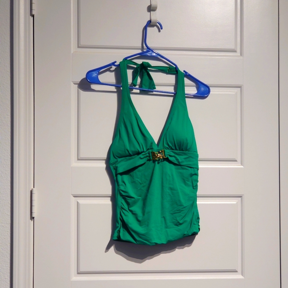 Tommy Bahama Island Cays Lace-Back Tankini Top